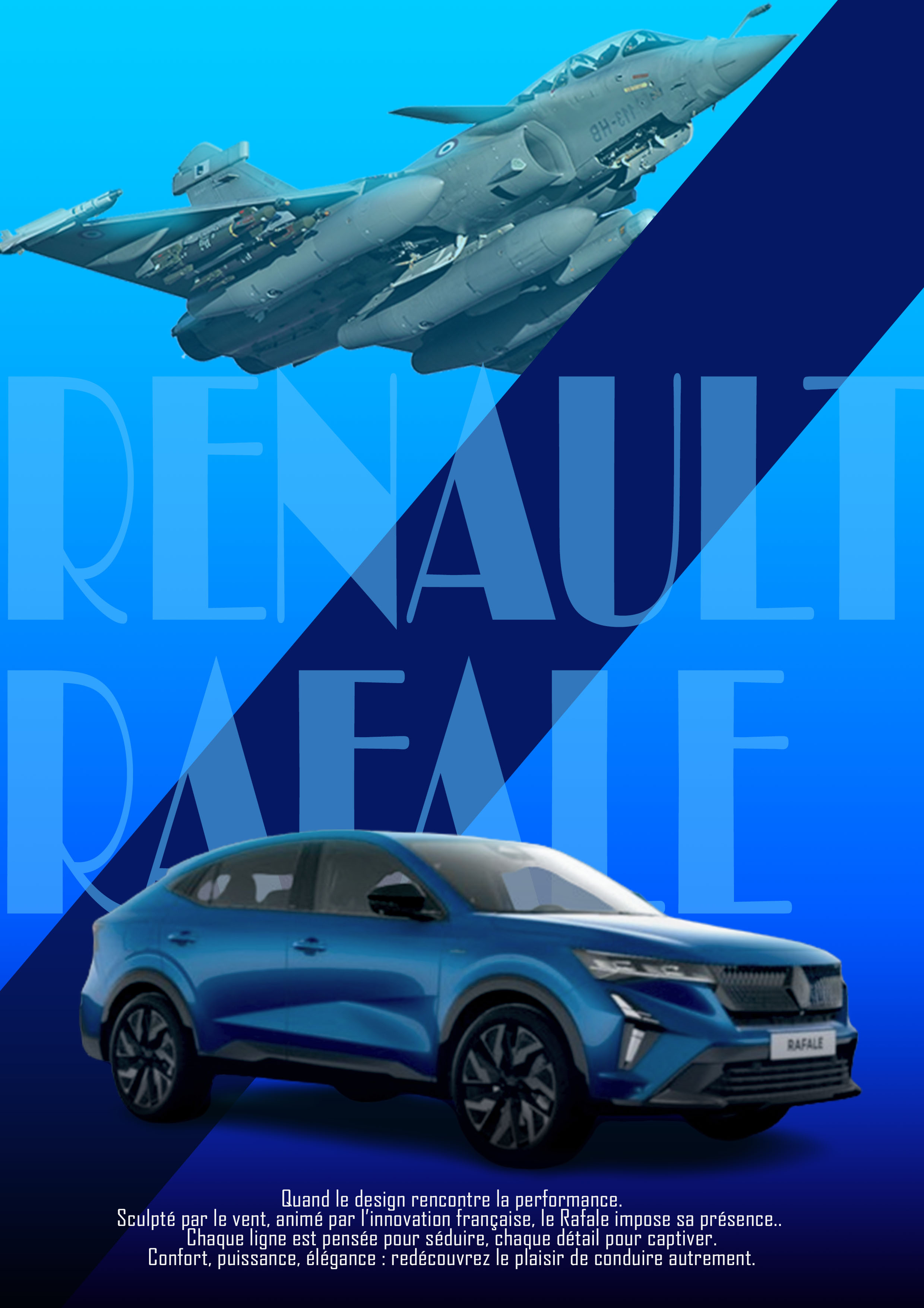 Design graphique Renault Rafale